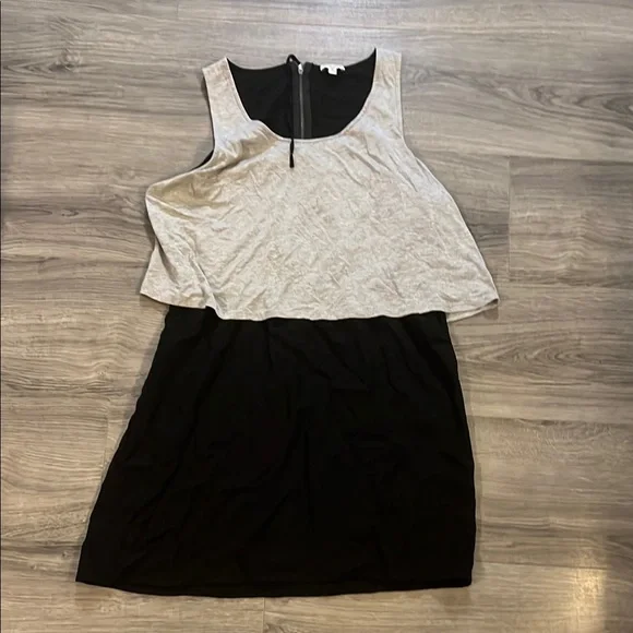 Splendid Gray and Black Skater Mini Skirt for Casual Occasions - Picture 3 of 6